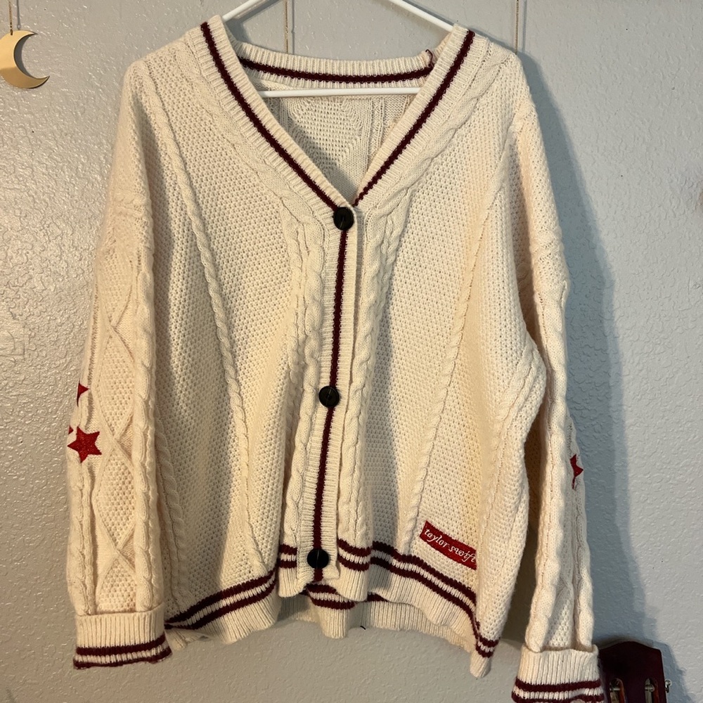 taylor swift red cardigan dupe